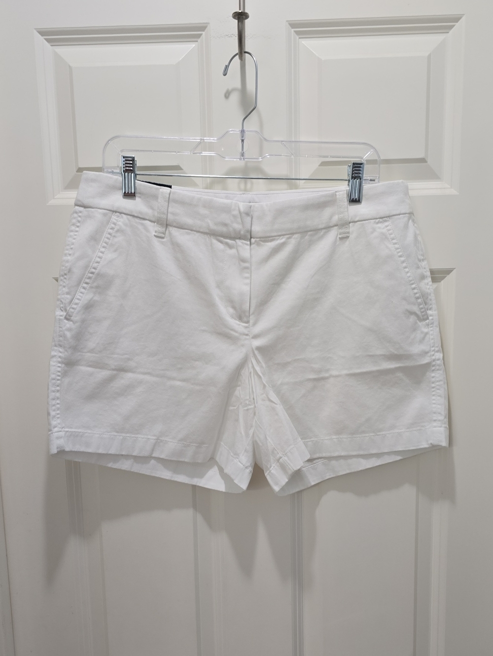 J. Crew White Women's Cotton Chino Shorts